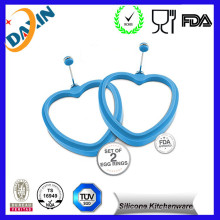 Forma del corazón Alta calidad 100% FDA molde del huevo del silicón